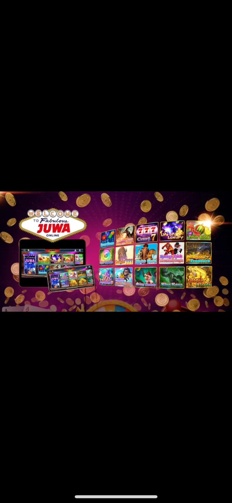 Juwa casino game grid preview with slot icons