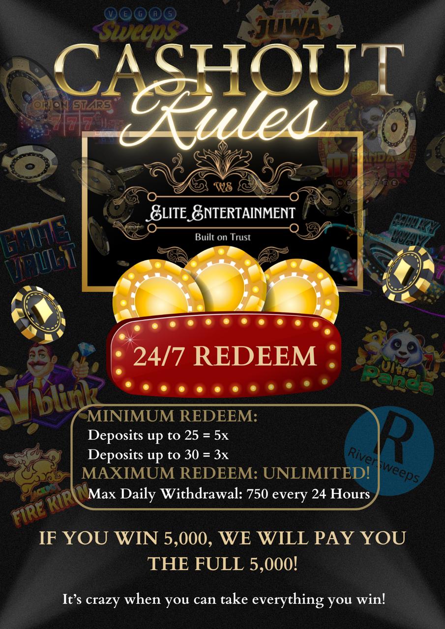 Online casino promotion banner highlighting 24/7 redemption offers